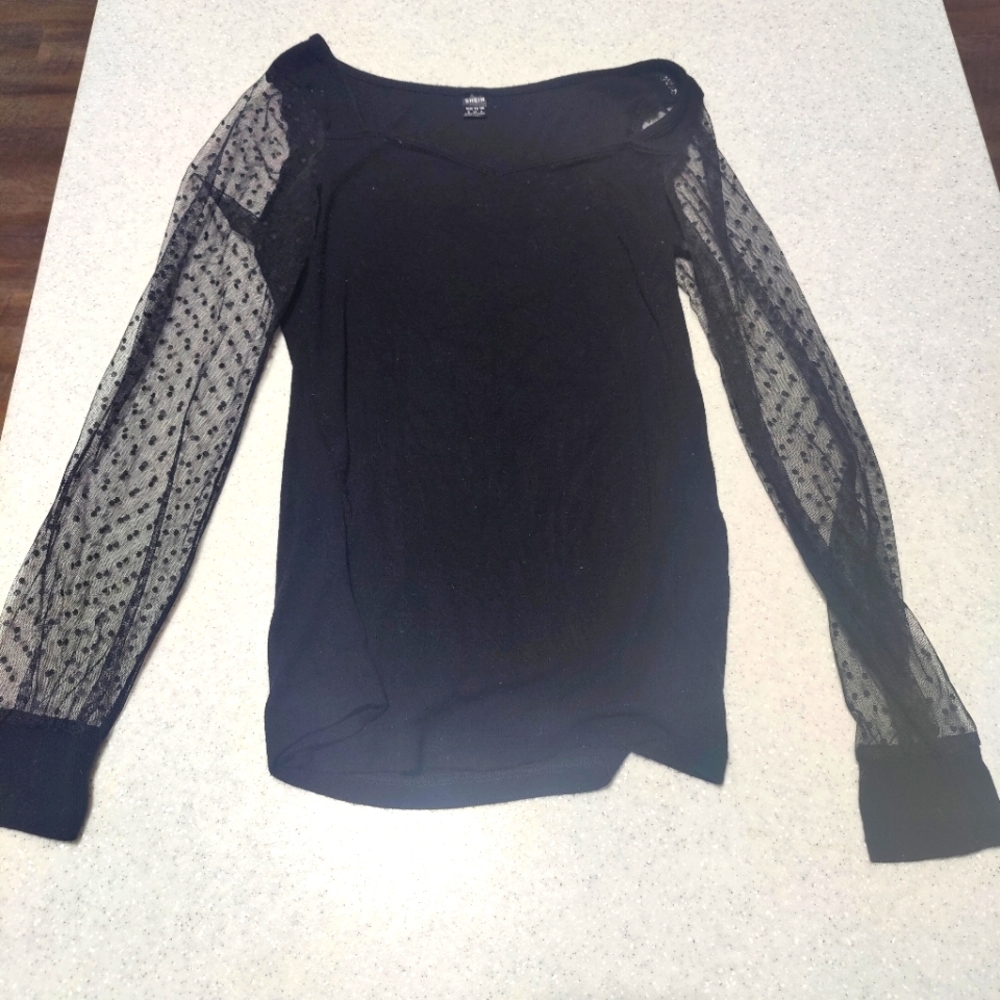 Black maternity top